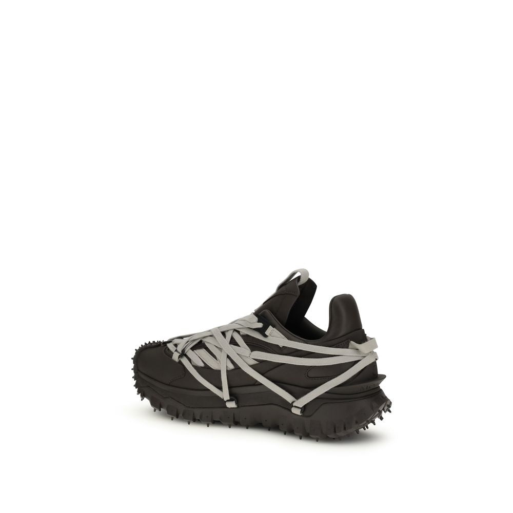 Moncler x Rick Owens Brown Rubber Athletic Sneakers