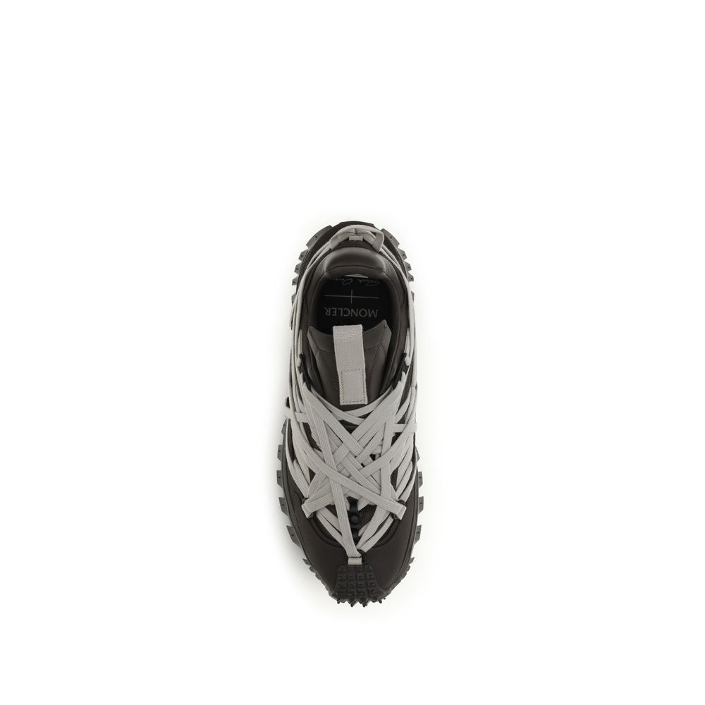 Moncler x Rick Owens Brown Rubber Athletic Sneakers