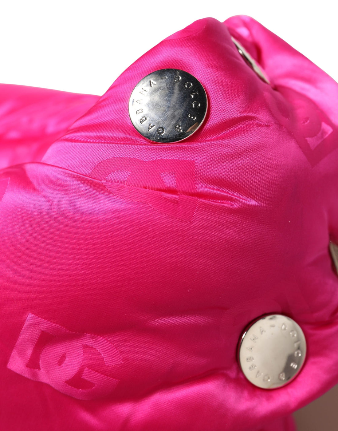 Dolce & Gabbana Men Pink Logo Print Whole Head Wrap Capello Hat
