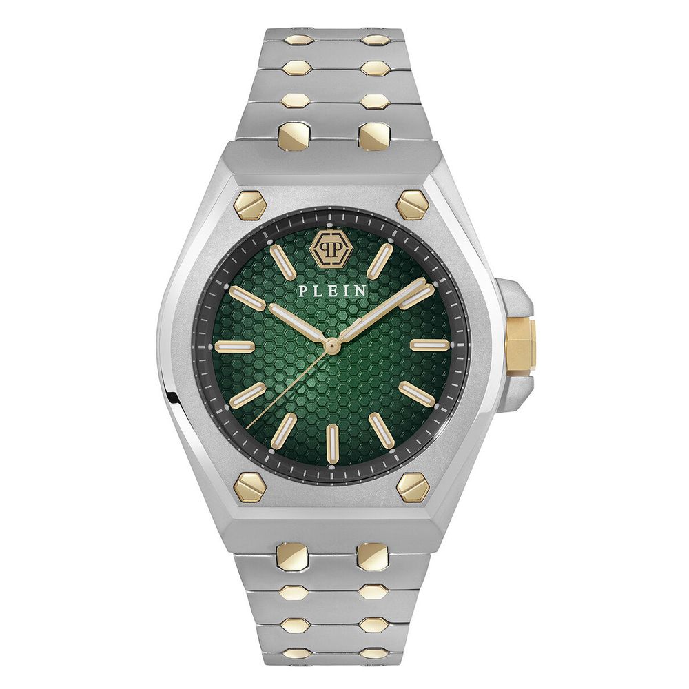 Philipp Plein Gray Stainless Steel Dress Watch