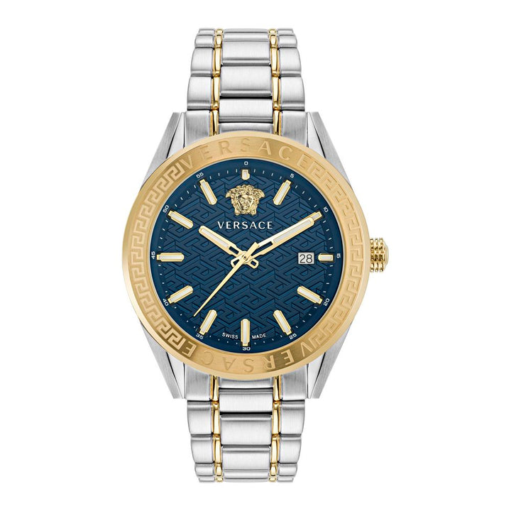 Versace Gray Stainless Steel Dress Watch