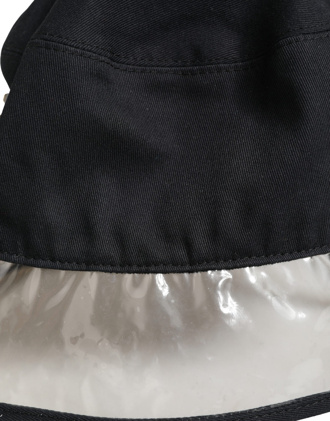 Dolce & Gabbana Black Cotton Plastic Fisherman Bucket Capello Hat