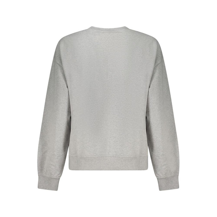 Calvin Klein Grigio Cotton Women Sweatshirt