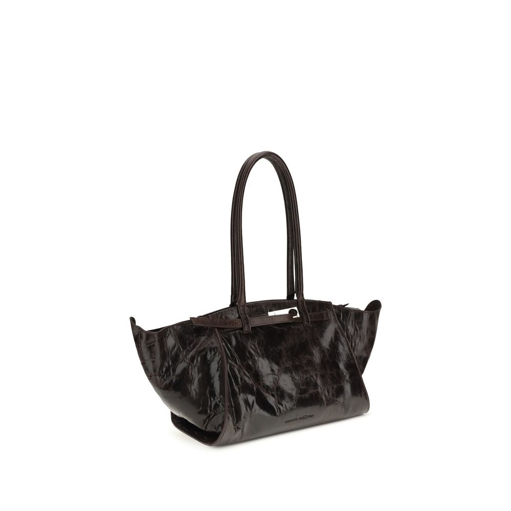 Benedetta Bruzziches Brown Calf Leather Bos Taurus Shoulder Bag