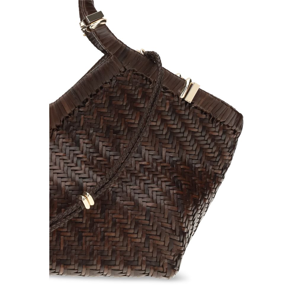 Benedetta Bruzziches Brown Buffalo Leather Handbag