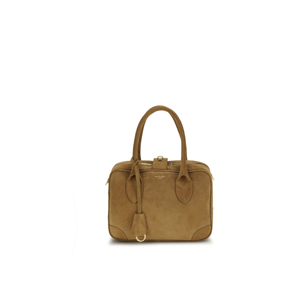 Golden Goose Beige Calf Leather Bos Taurus Handbag
