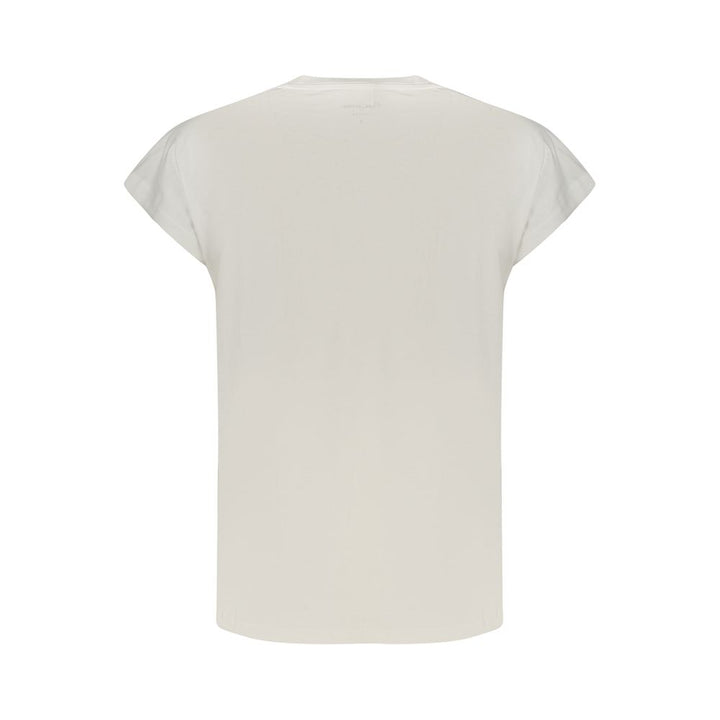 Pepe Jeans White Cotton Women T-Shirt