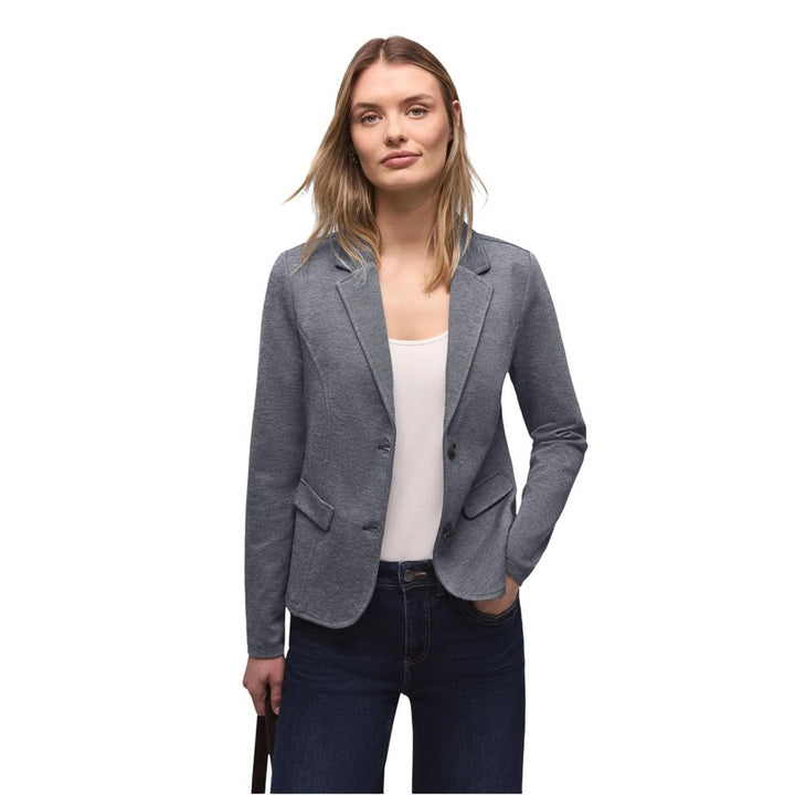 Street One Blue Polyacrylic Blazer
