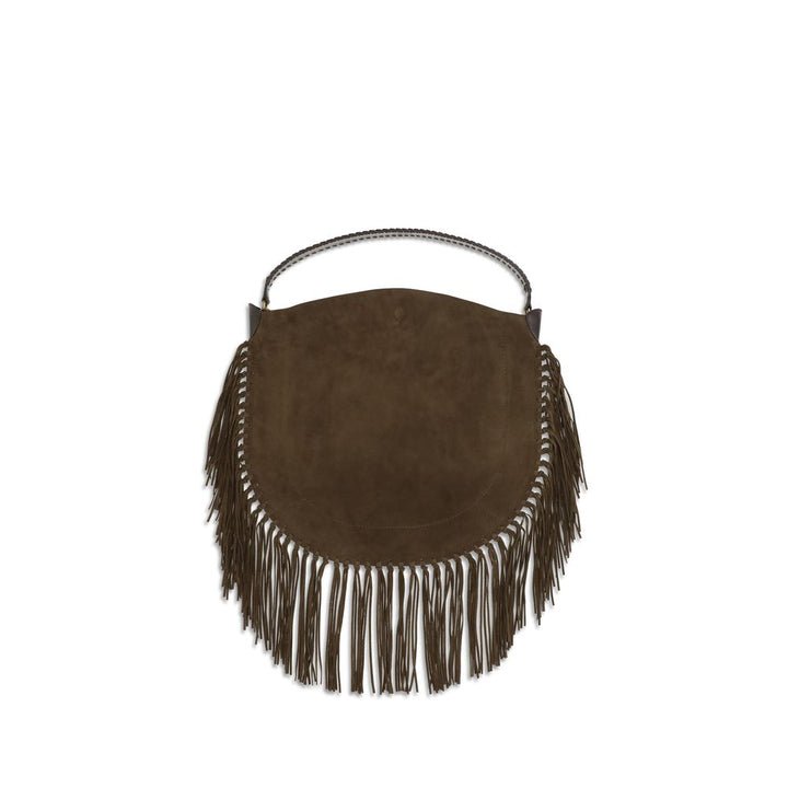 Isabel Marant Brown Calf Leather Bos Taurus Shoulder Bag