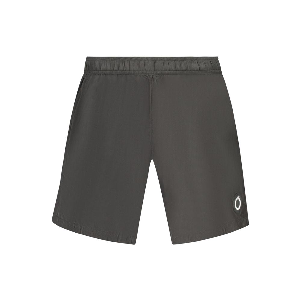 Trussardi Nero Polyester Men's Swim Boxer