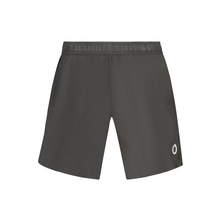 Trussardi Nero Polyester Men's Swim Boxer