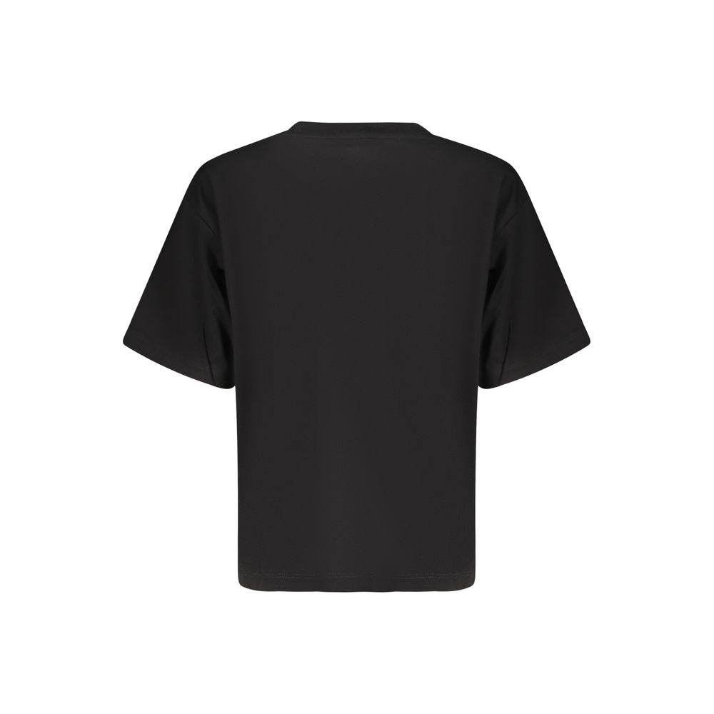 Guess Jeans Black Cotton Women T-Shirt