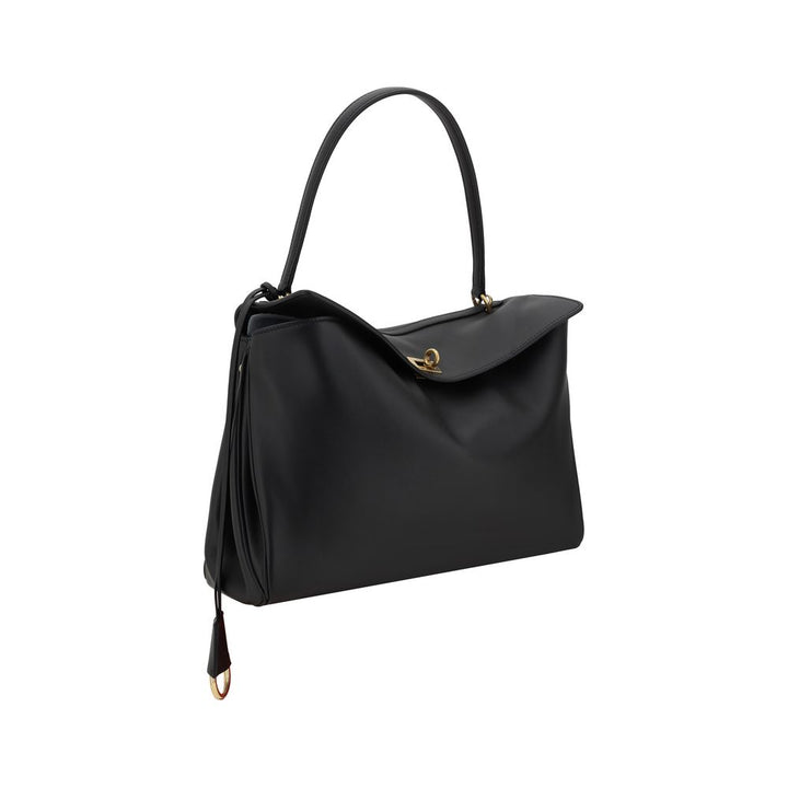 Balenciaga Black Calf Leather Bos Taurus Shoulder Bag