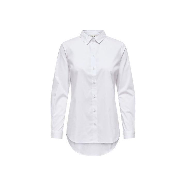 Jacqueline De Yong White Cotton Blouse