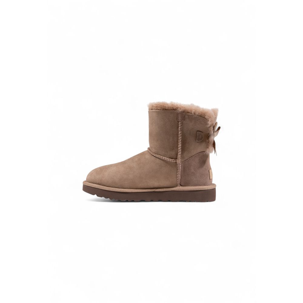 UGG Brown Suede Leather Ankle Boots