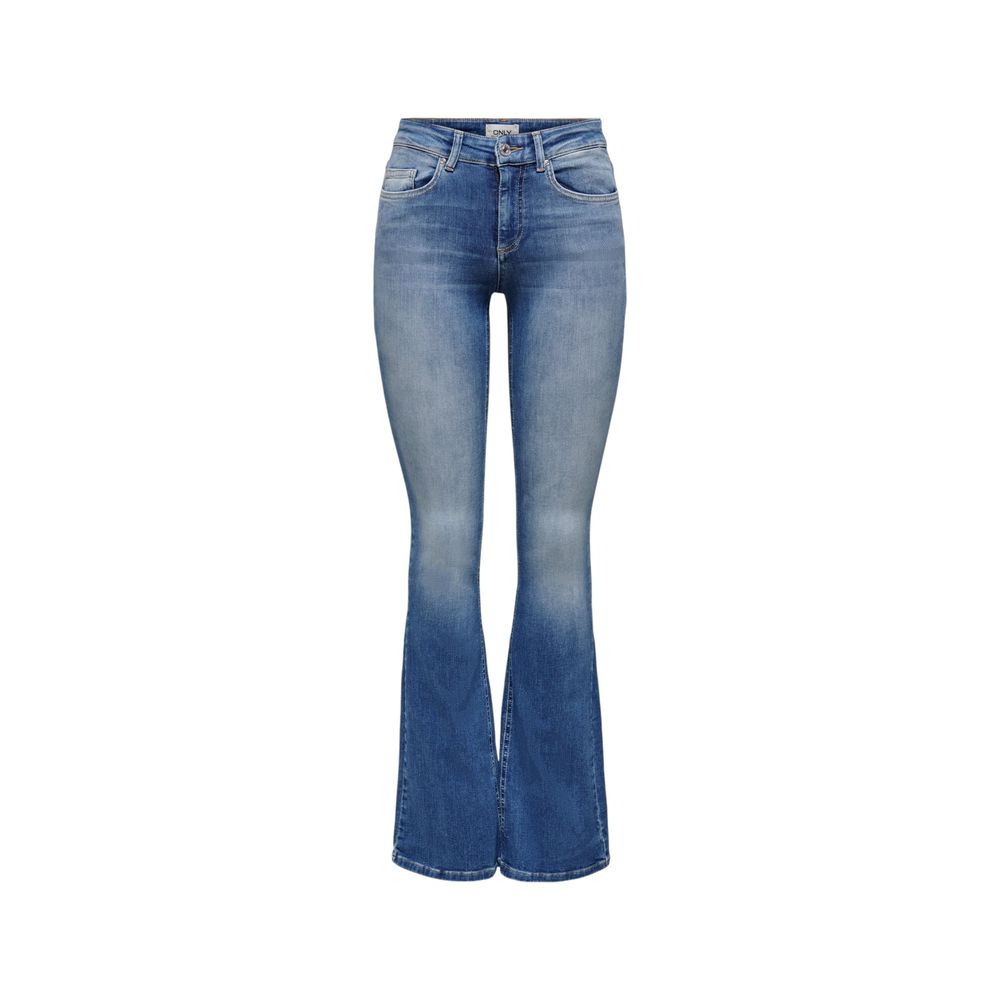 Only Blue Elastane Bootcut Jeans