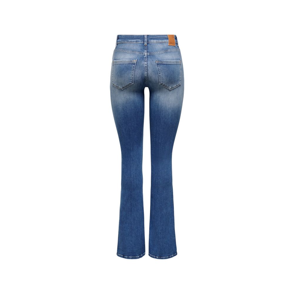Only Blue Elastane Bootcut Jeans