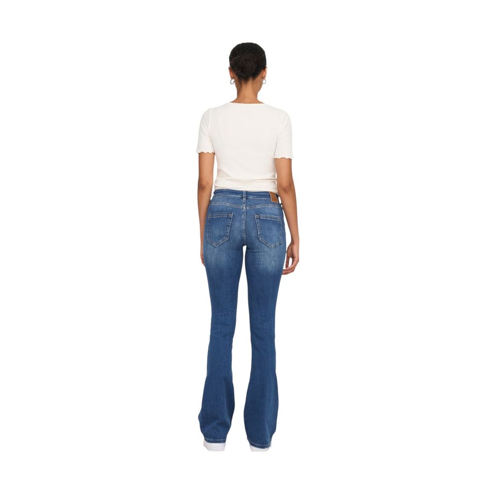 Only Blue Elastane Bootcut Jeans