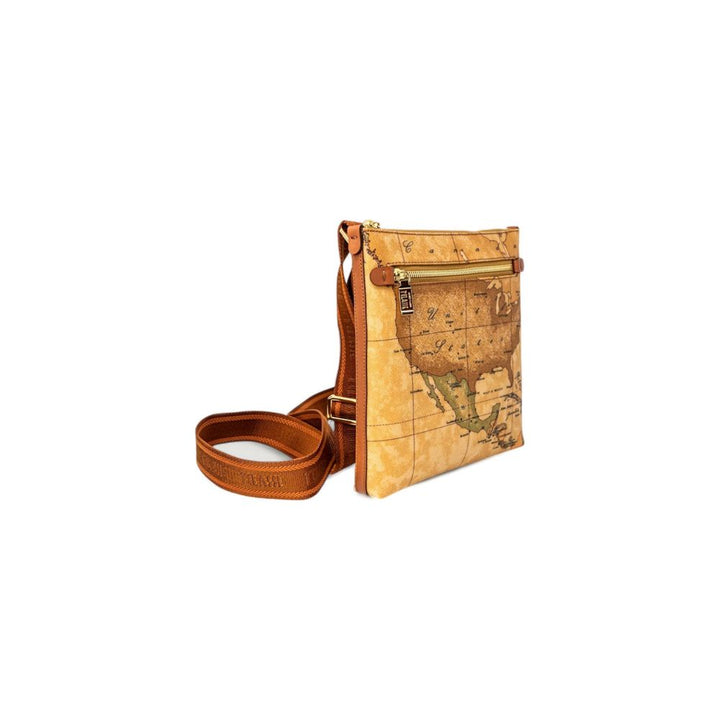 Alviero Martini Prima Classe Beige Leather Shoulder Bag