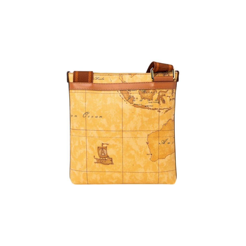 Alviero Martini Prima Classe Beige Leather Shoulder Bag