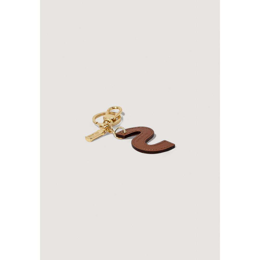 Alviero Martini Prima Classe Beige Cotton Keychain