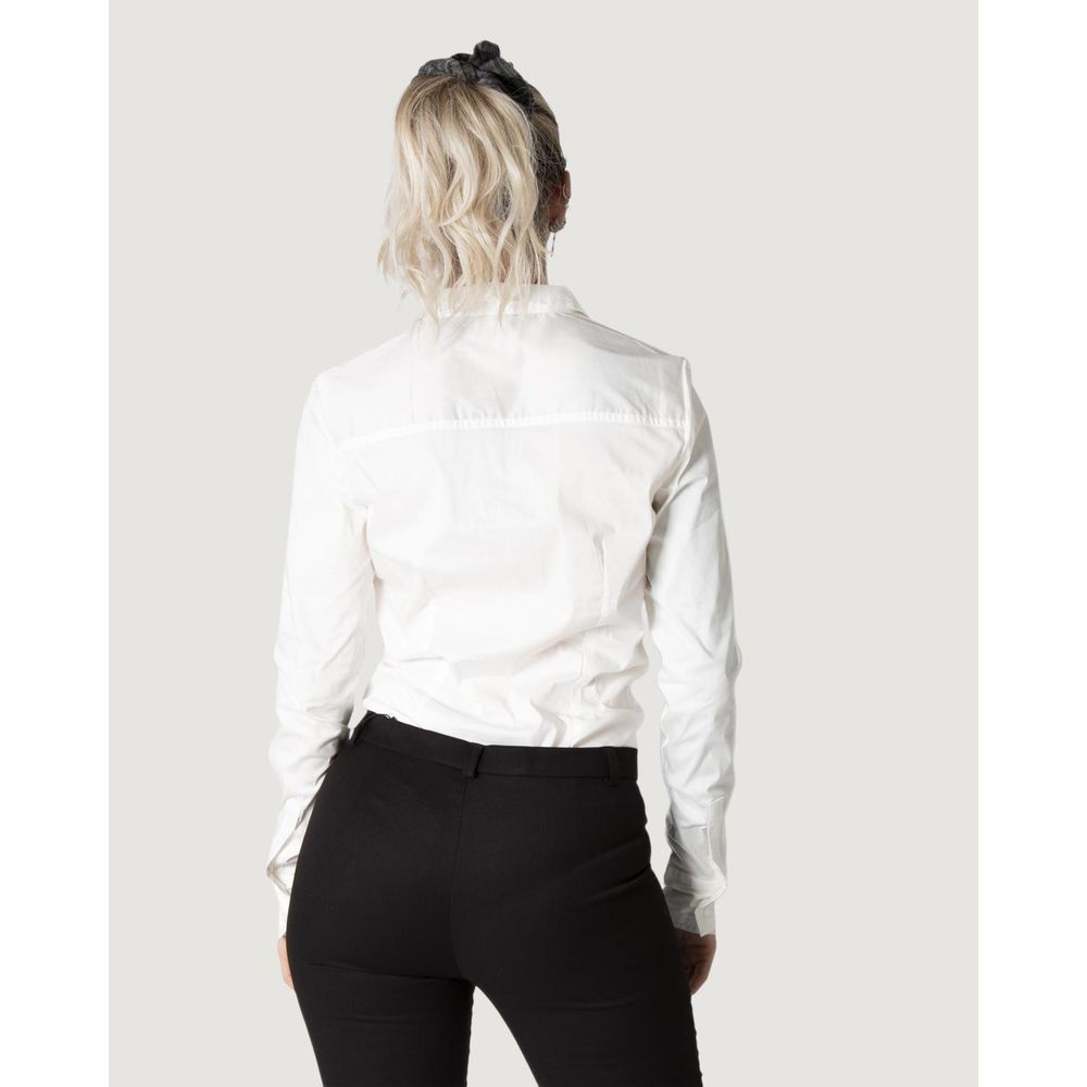 Vero Moda Cream Cotton Bodysuit