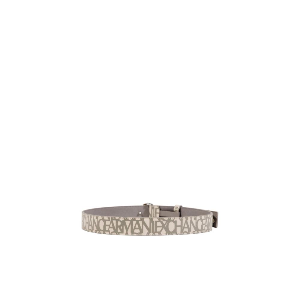 Armani Exchange Beige Polyester Regular Belt