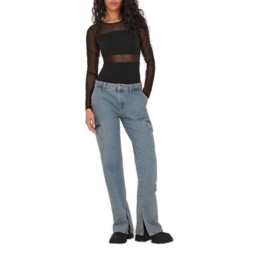 Only Black Cotton Bodysuit