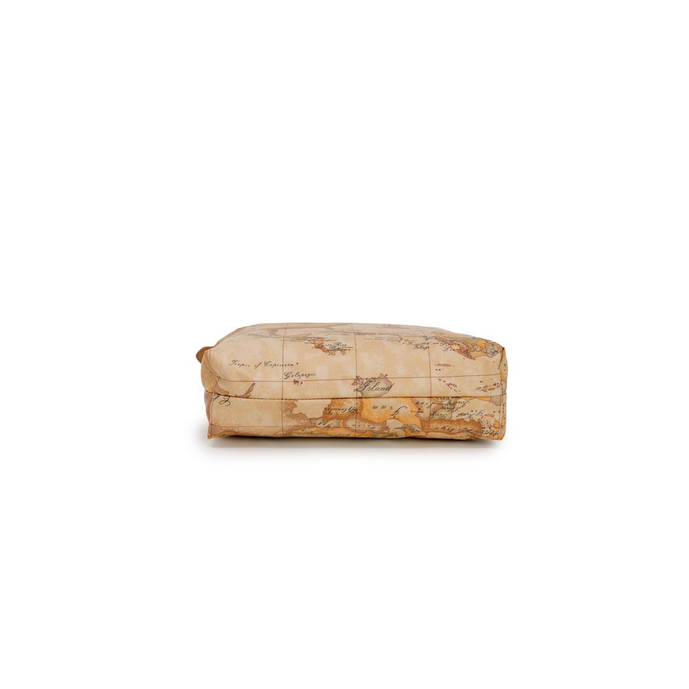 Alviero Martini Prima Classe Beige Polyester Clutch Bag