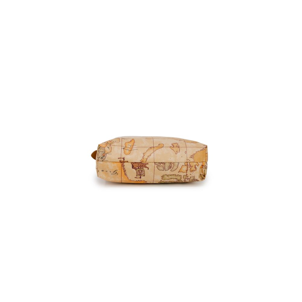Alviero Martini Prima Classe Beige Polyester Clutch Bag
