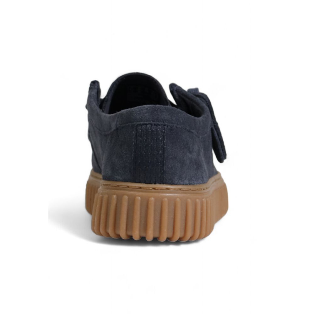 Clarks Blue Suede Leather Slip-On Loafers