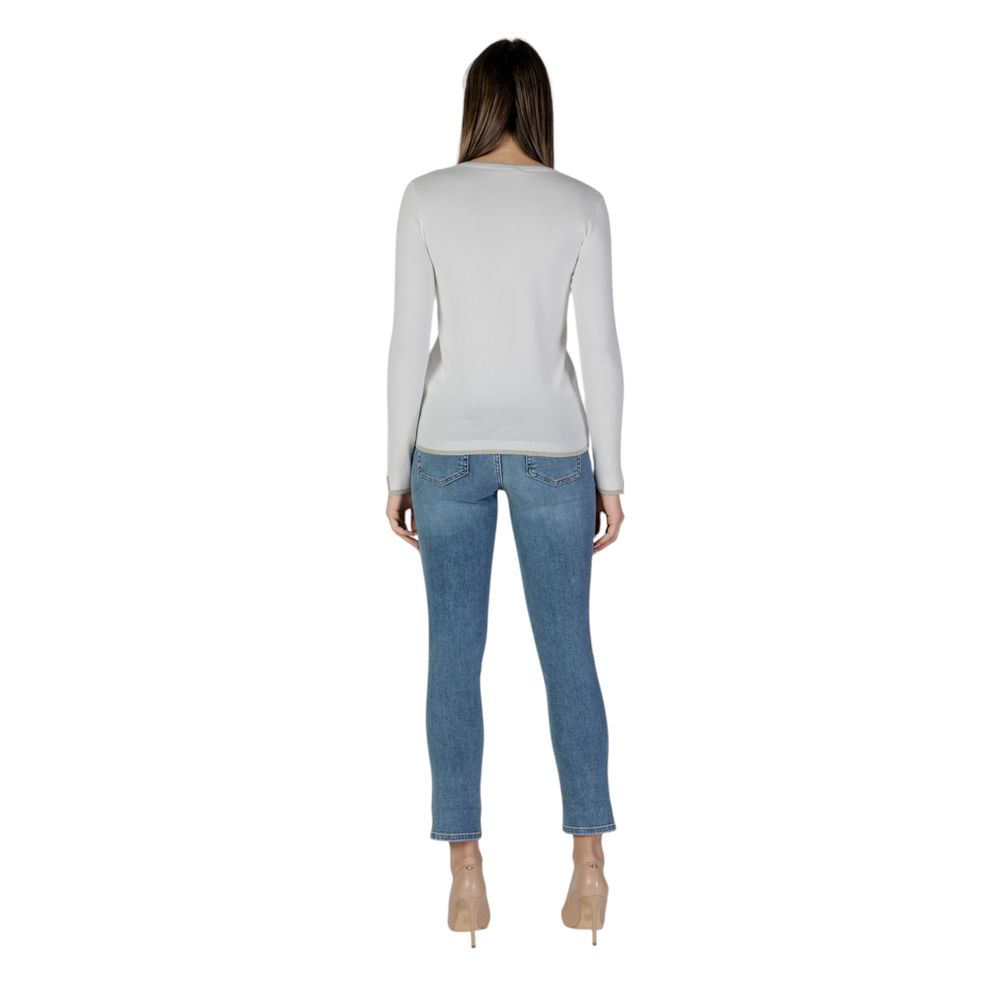 Liu Jo White Viscose Sweatshirt