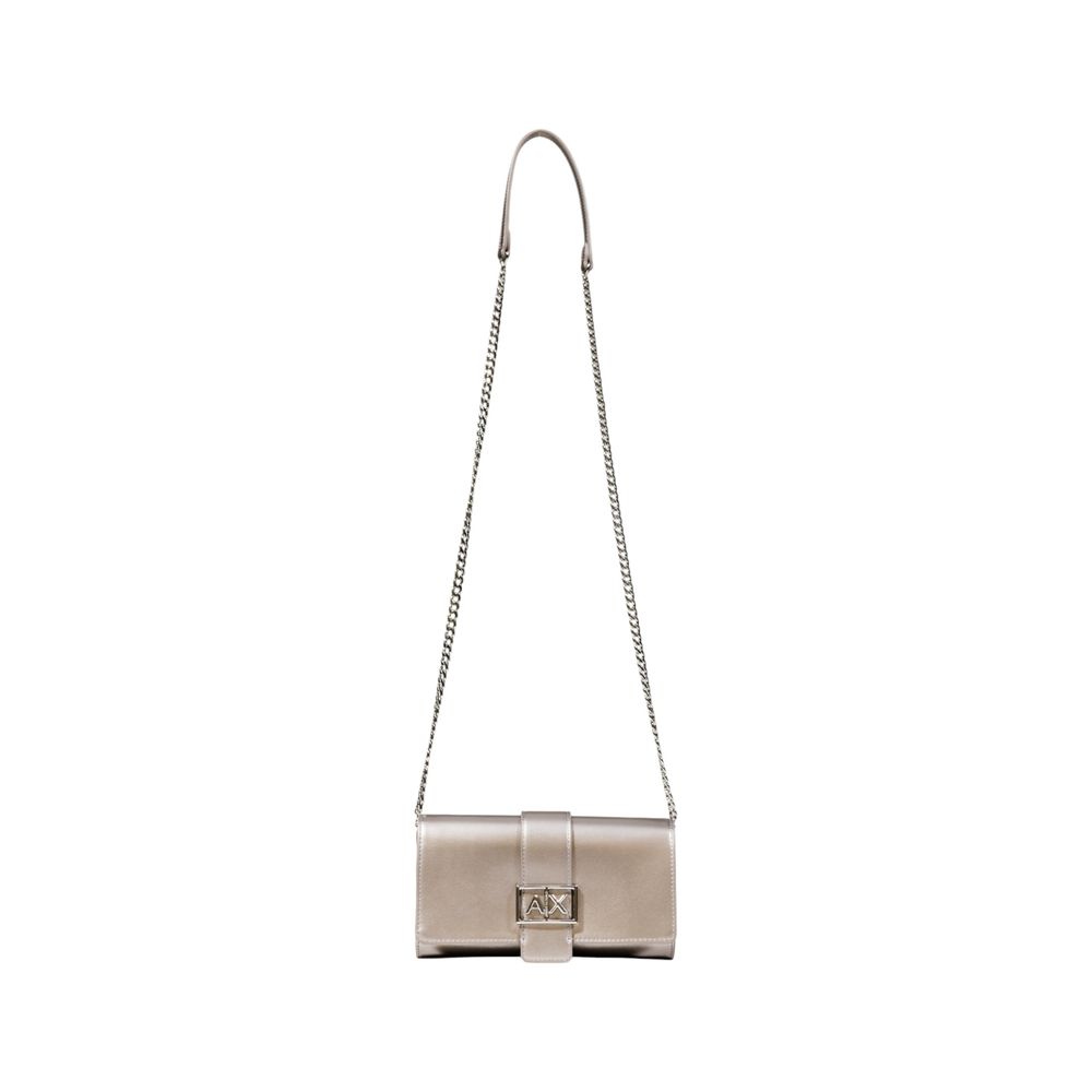 Armani Exchange Gray Polyester Handbag