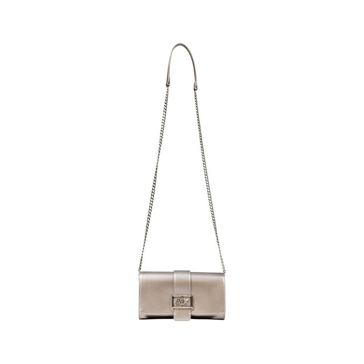 Armani Exchange Gray Polyester Handbag