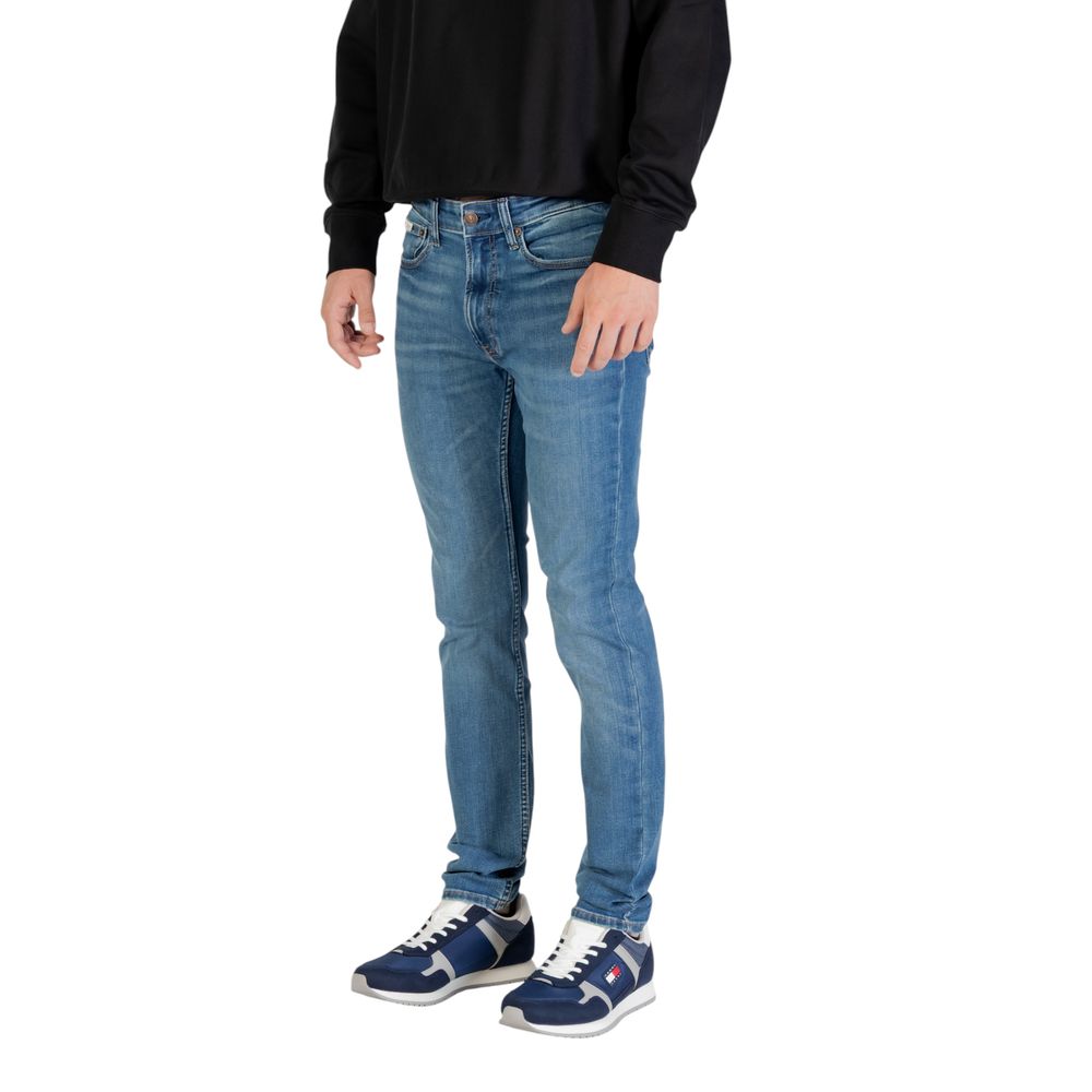 Calvin Klein Jeans Blue Cotton Skinny Jeans