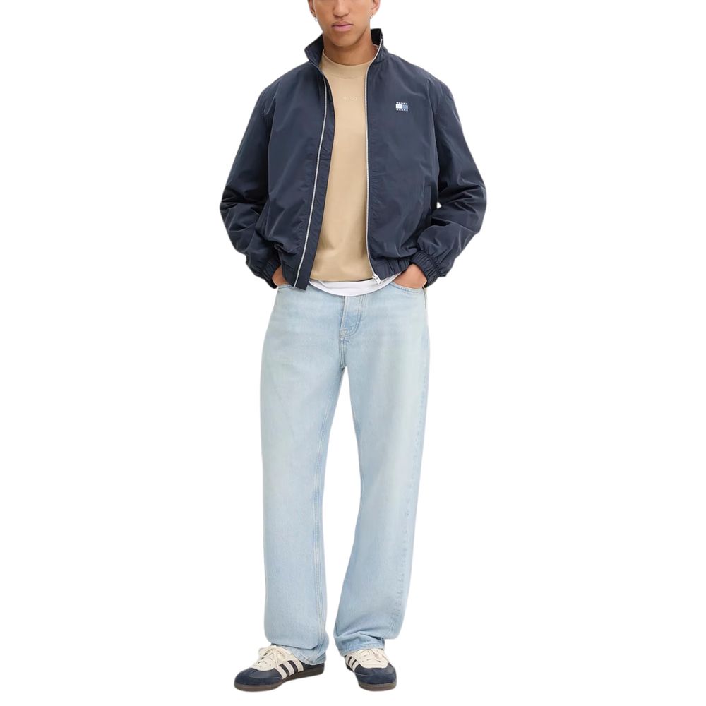 Tommy Hilfiger Jeans Blue Recycled Polyamide Bomber