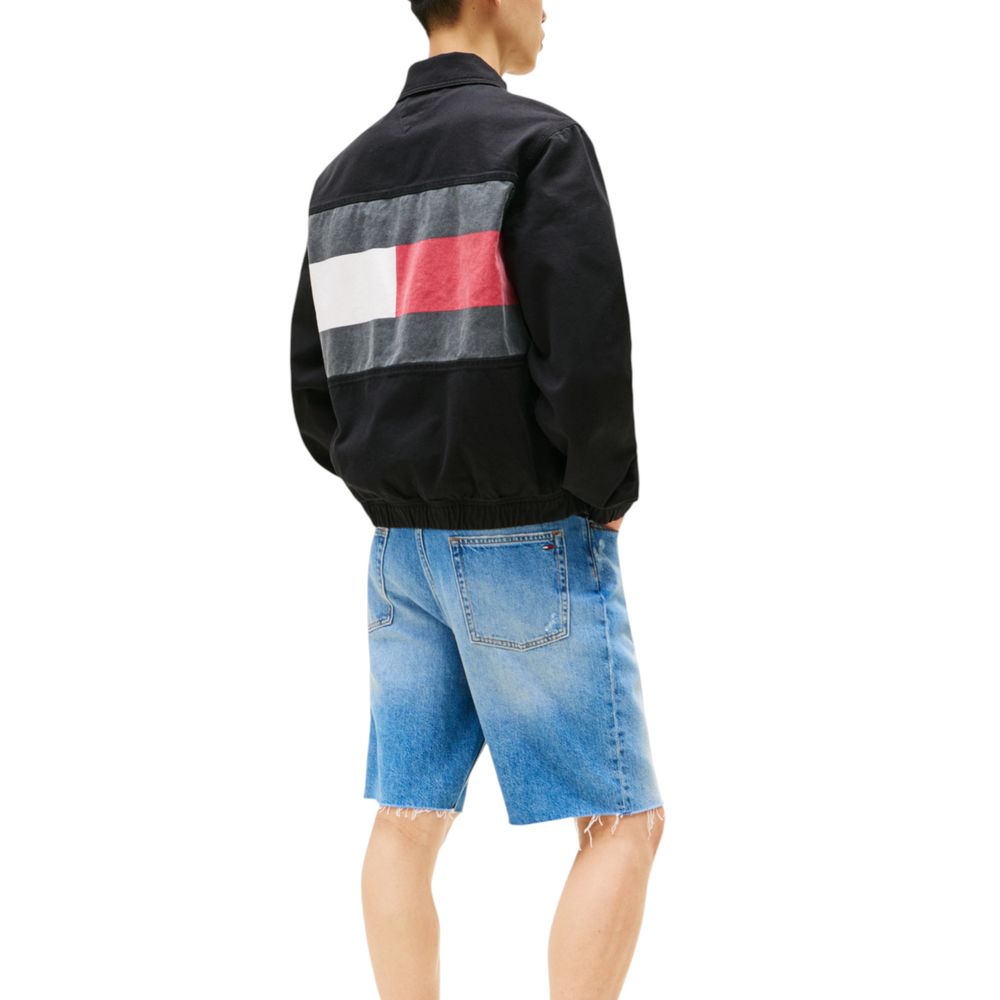 Tommy Hilfiger Jeans Black Organic Cotton Bomber