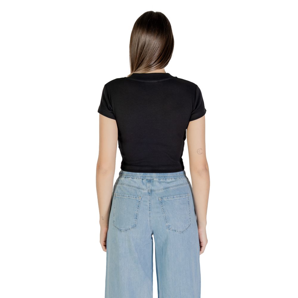 Calvin Klein Jeans Black Cotton T-Shirt