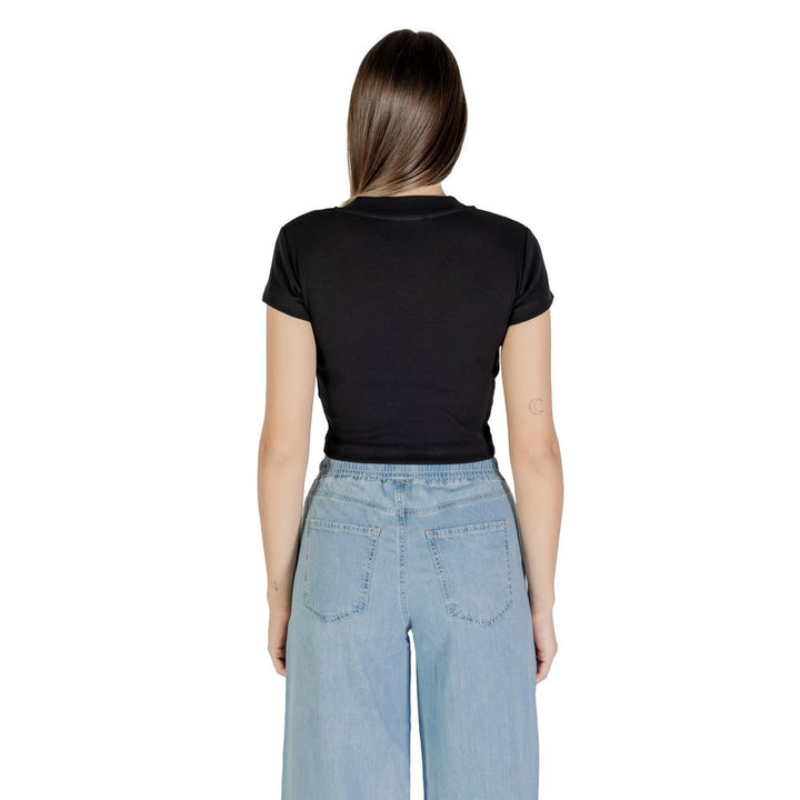 Calvin Klein Jeans Black Cotton T-Shirt