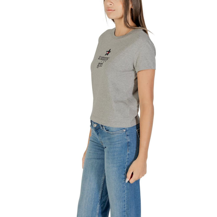 Tommy Hilfiger Jeans Gray Organic Cotton T-Shirt