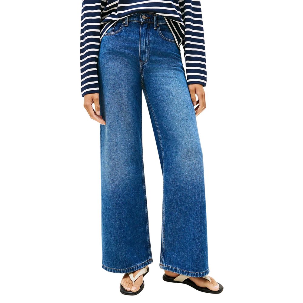 Tommy Hilfiger Blue Recycled Cotton Relaxed Fit Jeans