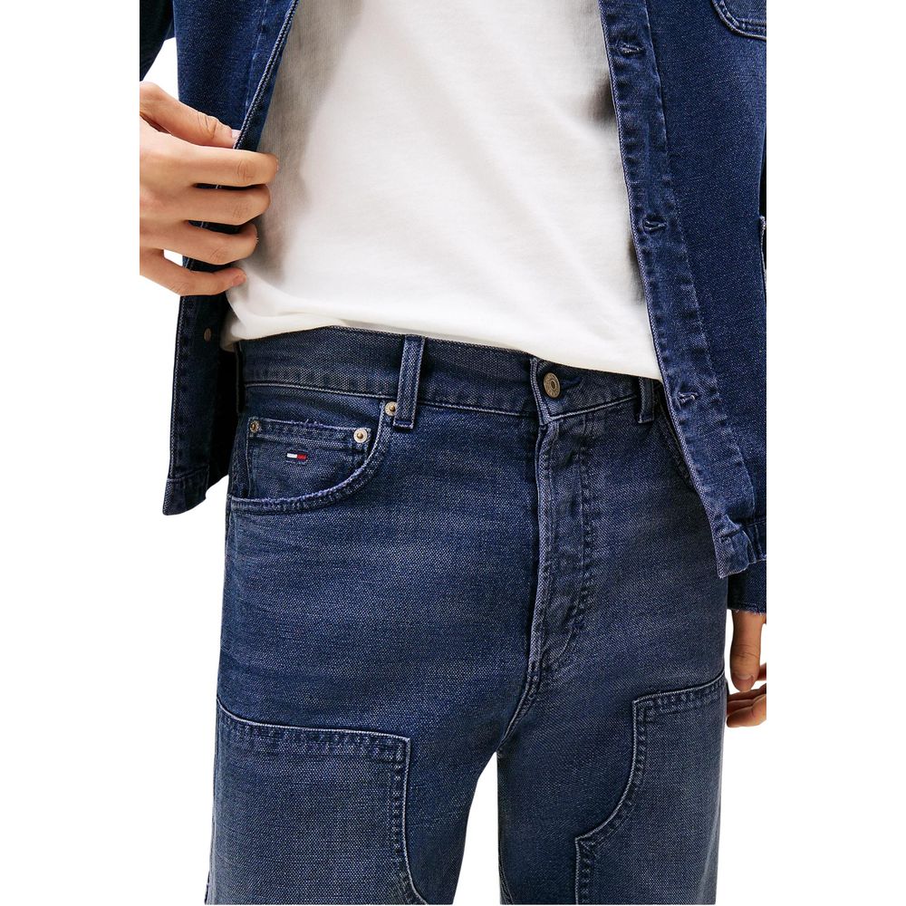 Tommy Hilfiger Jeans Blue Recycled Cotton Relaxed Fit Jeans