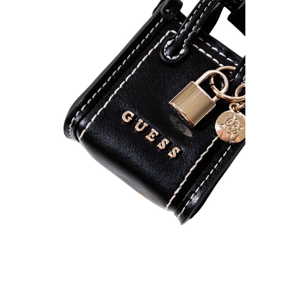 Guess Black Polyethylene Keychain