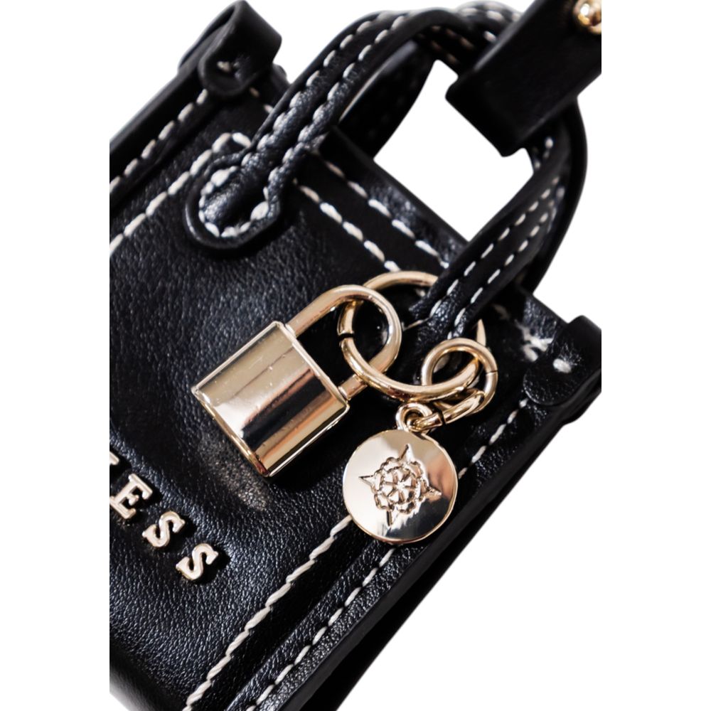 Guess Black Polyethylene Keychain