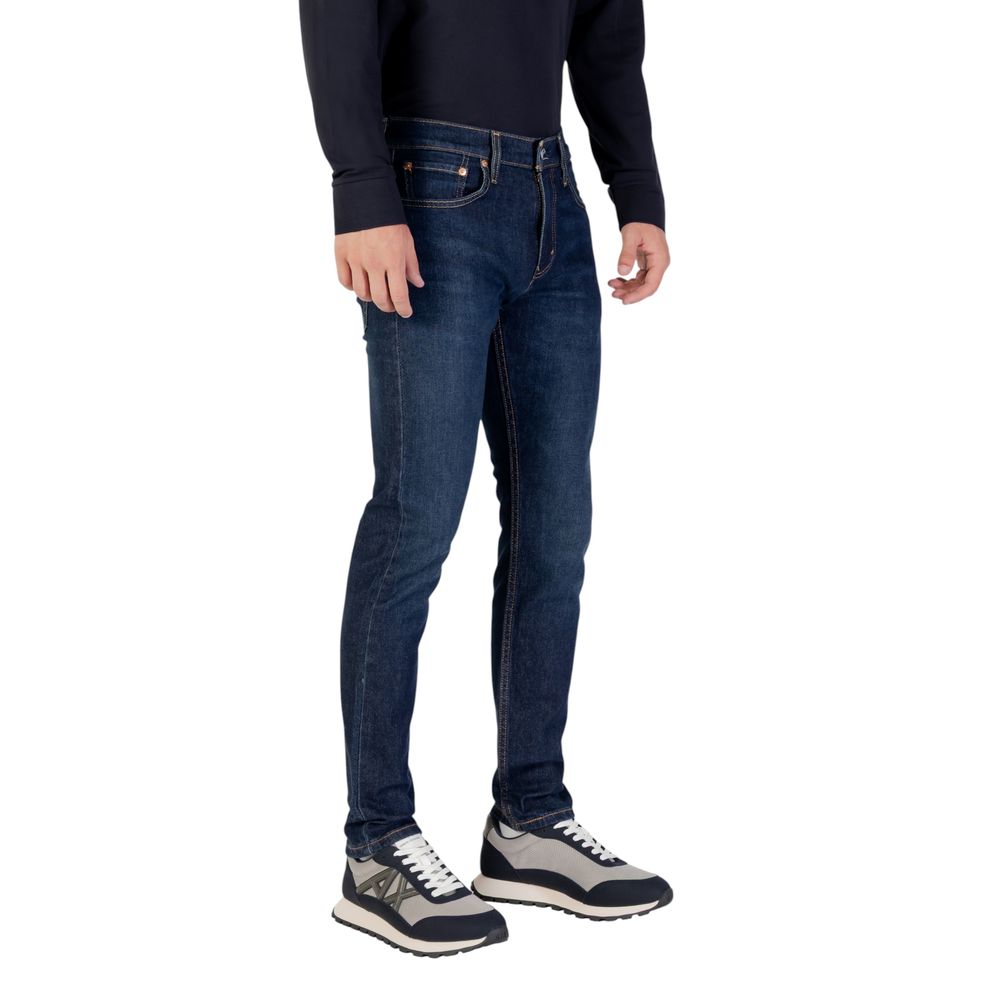 Levi's Blue Cotton Slim Fit Jeans