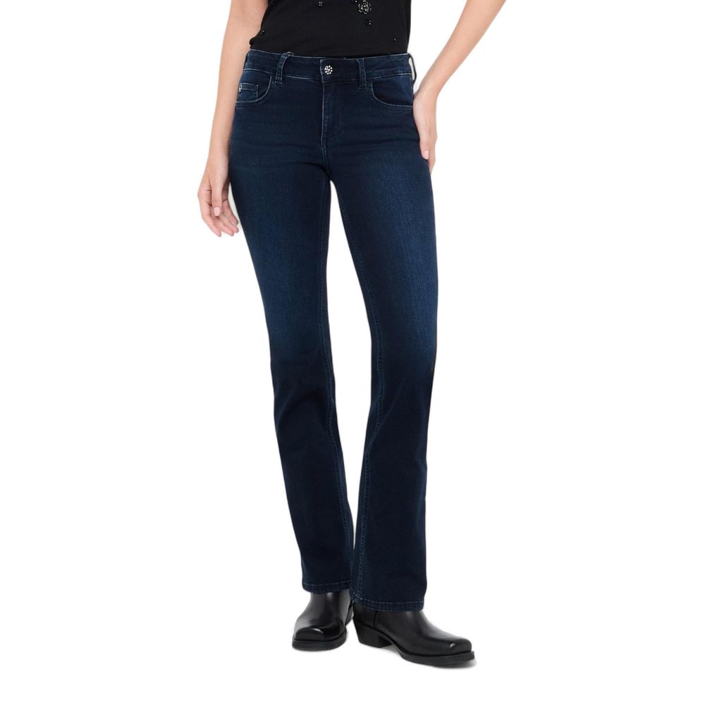 Liu Jo Blue Cotton Mom Jeans