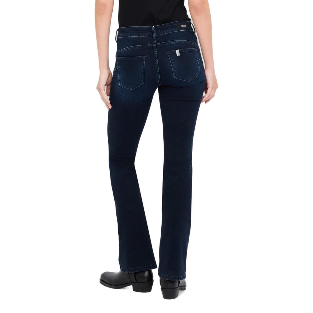 Liu Jo Blue Cotton Mom Jeans