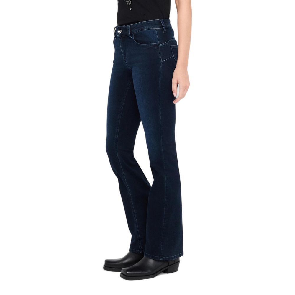 Liu Jo Blue Cotton Mom Jeans