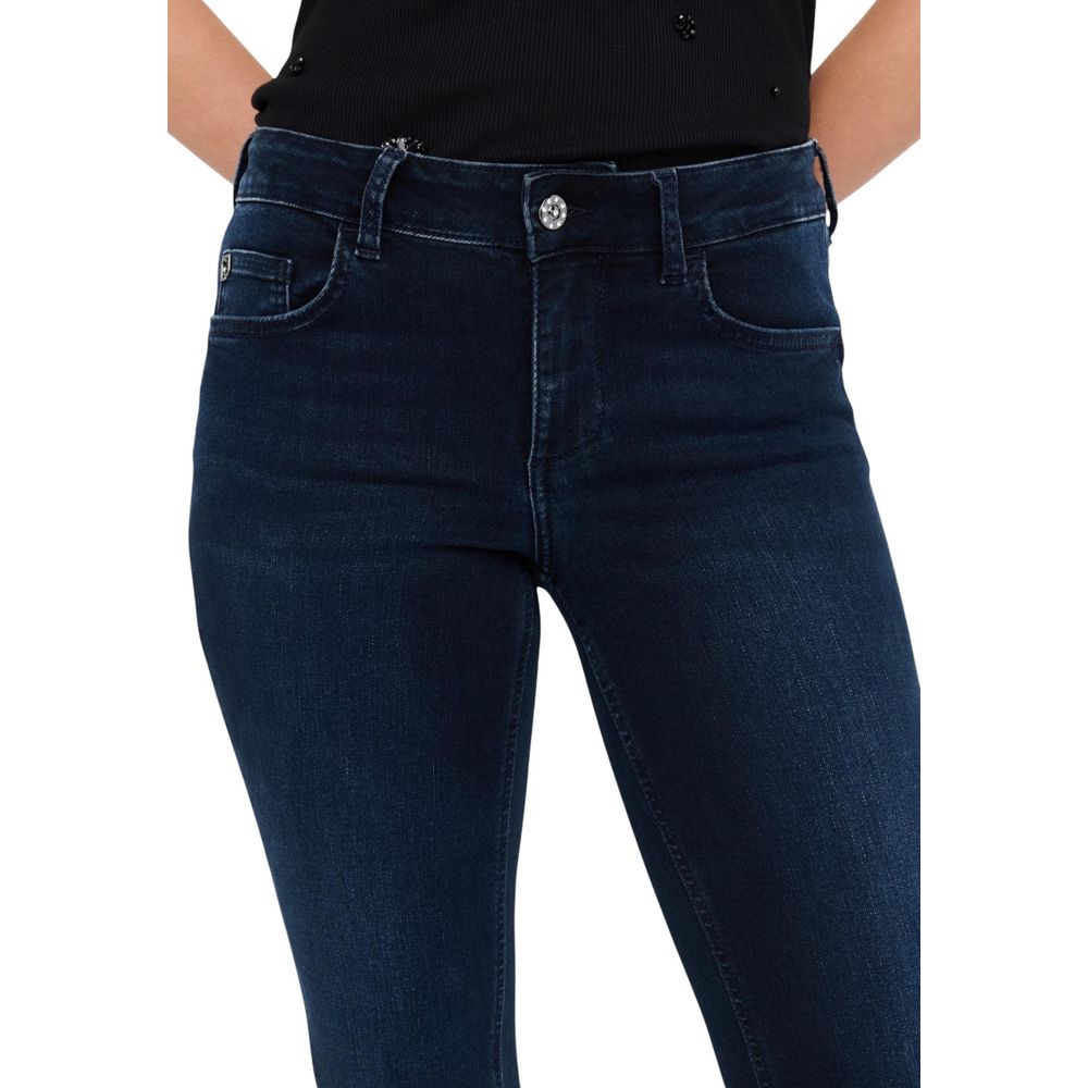 Liu Jo Blue Cotton Mom Jeans