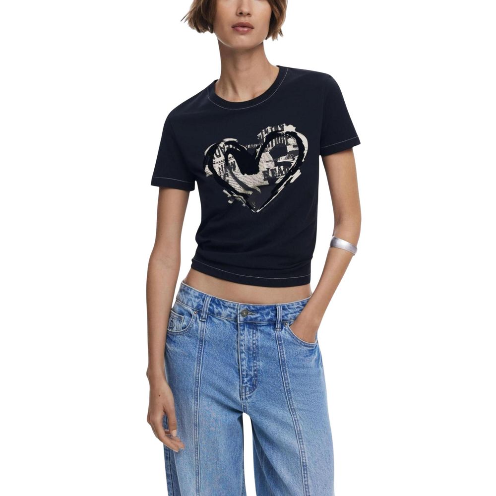 Desigual Black Cotton Sportswear
